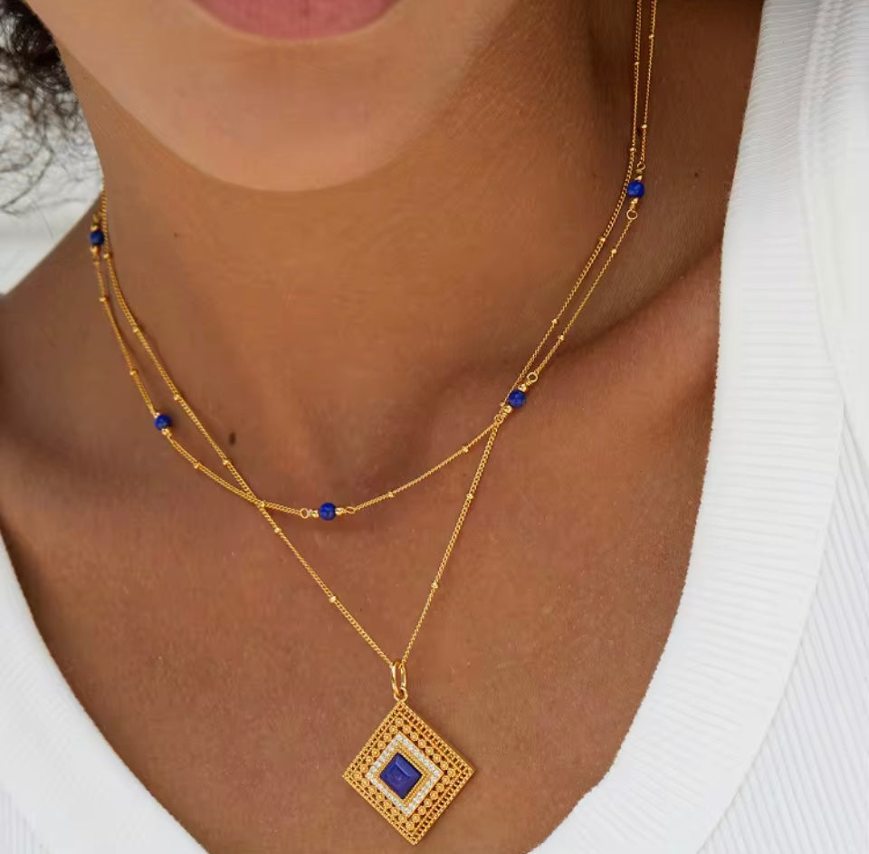 Azure Royale Lapis Necklace