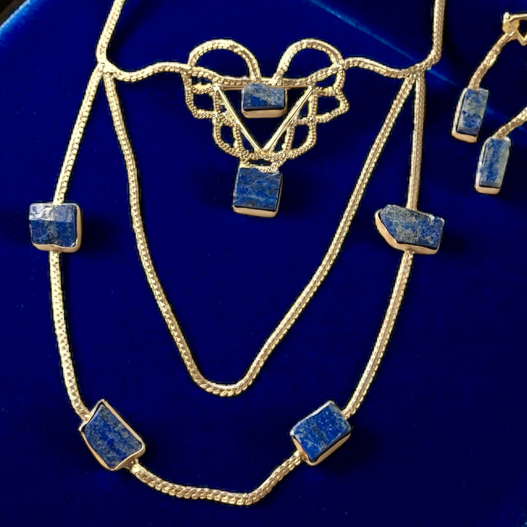 The Empress Lapis Lazuli Necklace Set