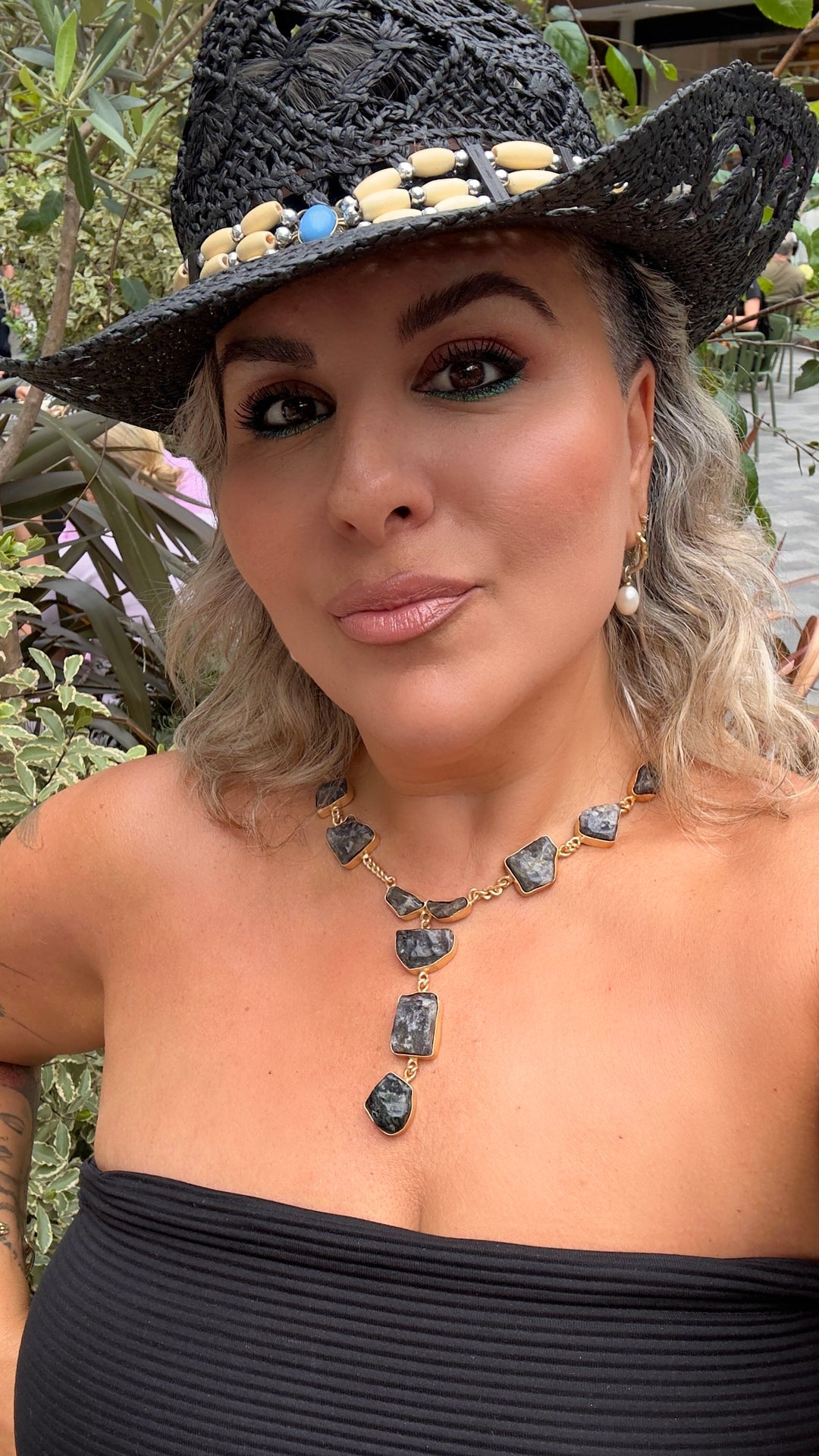 The Elaria Necklace Set – Smoky Quartz