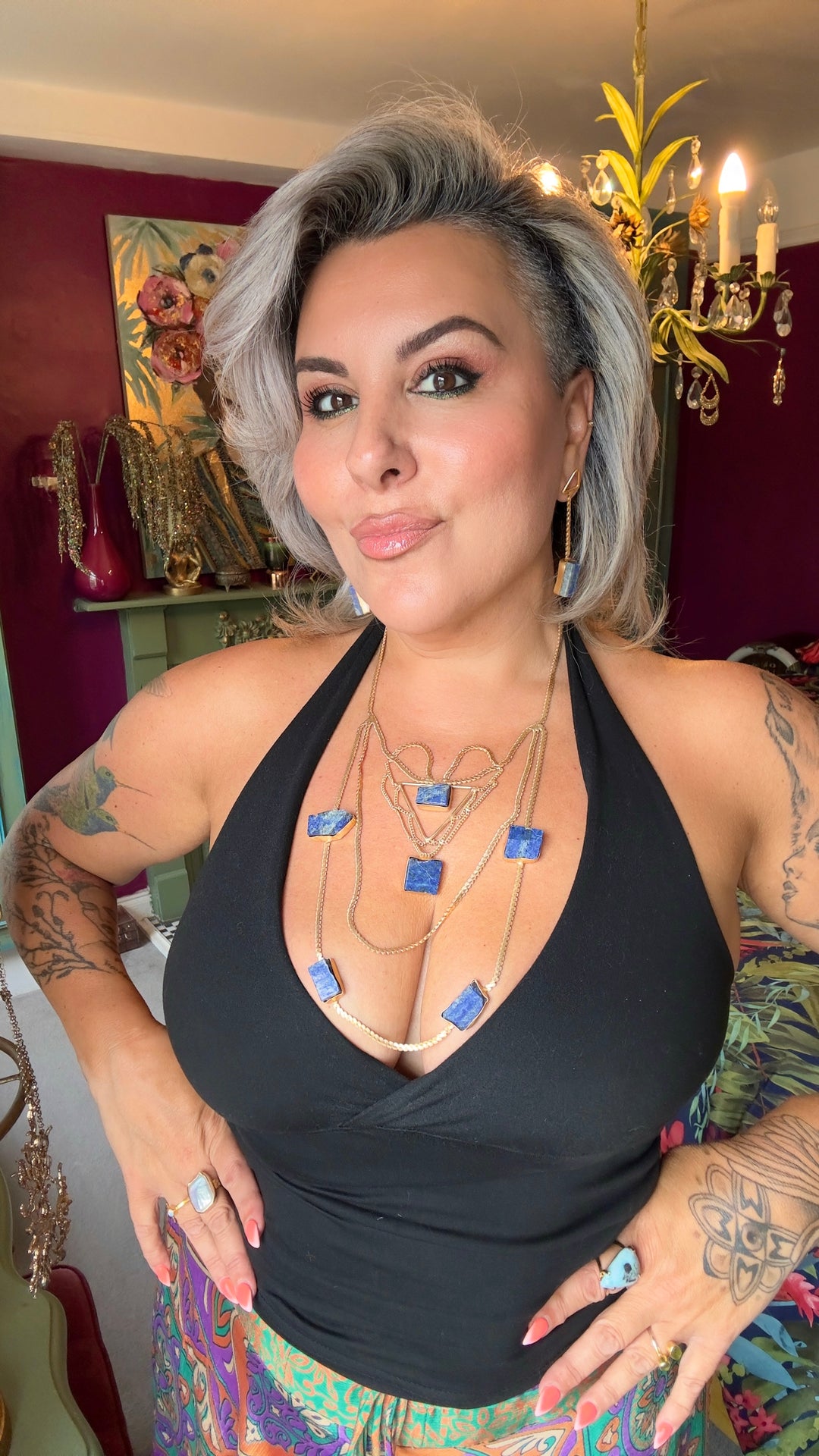 The Empress Lapis Lazuli Necklace Set