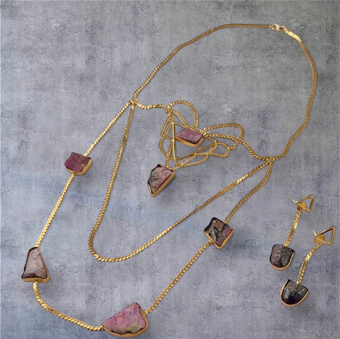 The Empress Ruby Necklace Set