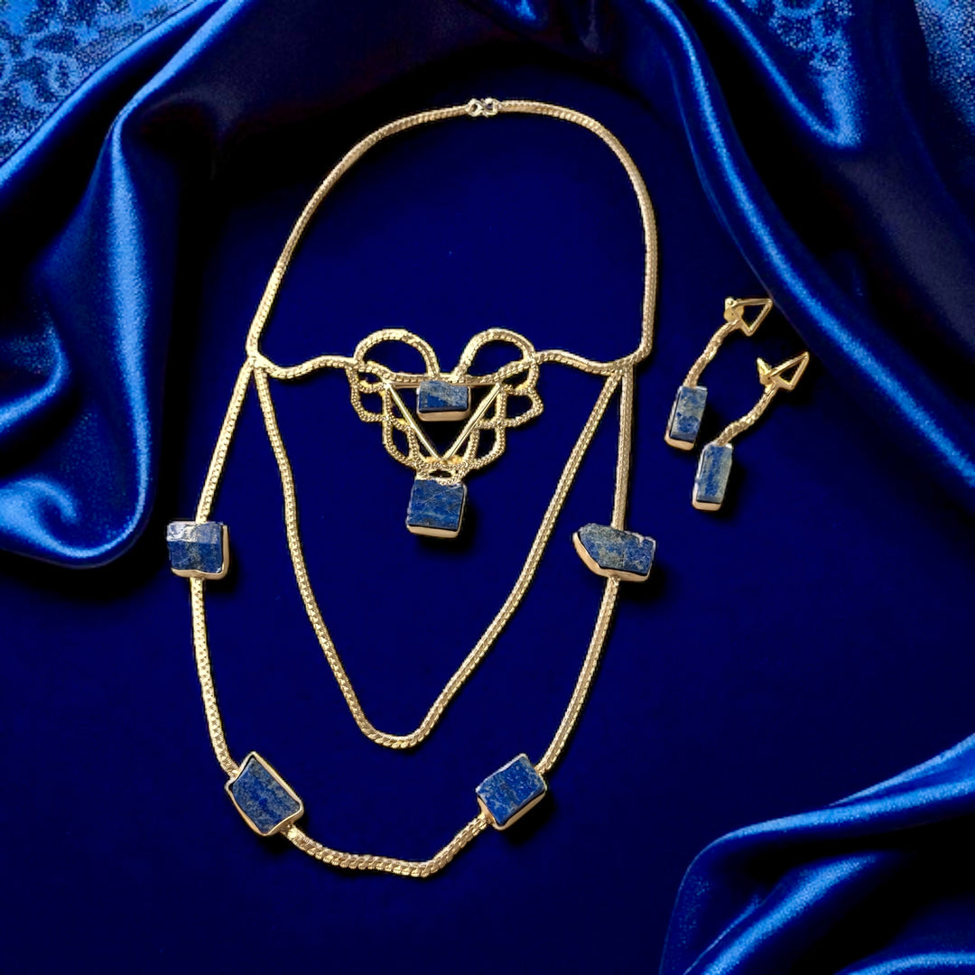 The Empress Lapis Lazuli Necklace Set