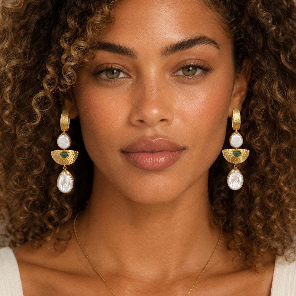 The Oceans Whisper Pearl Earrings