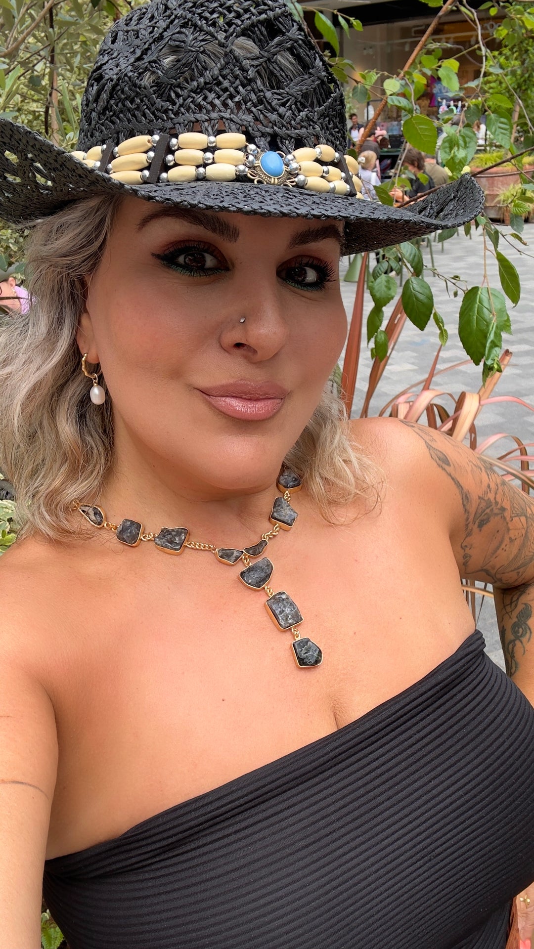 The Elaria Necklace Set – Smoky Quartz
