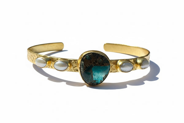 Emerald Horizon Mojave Bangle
