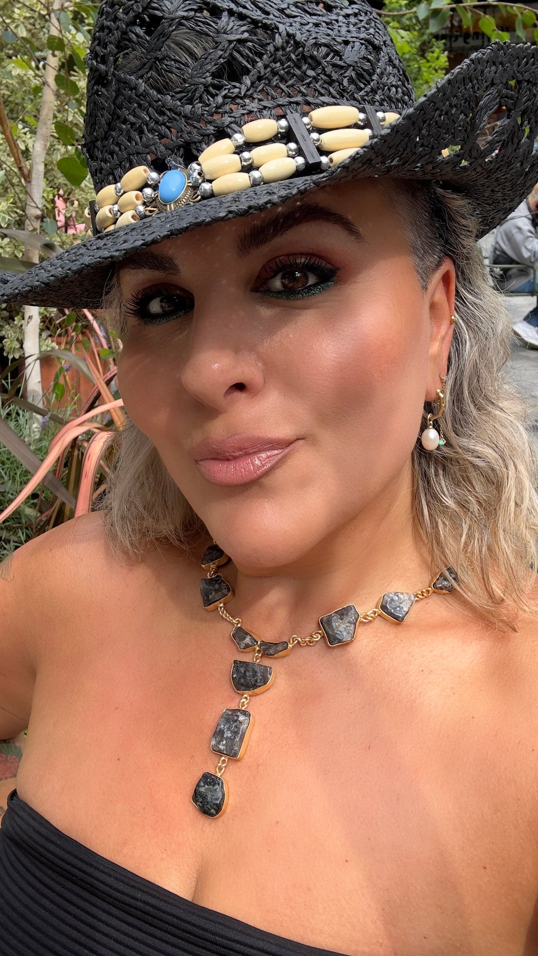 The Elaria Necklace Set – Smoky Quartz