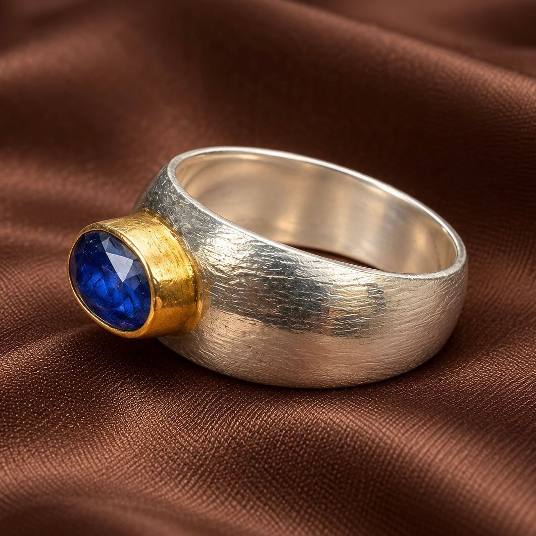 Blue Kyanite Horizon Ring
