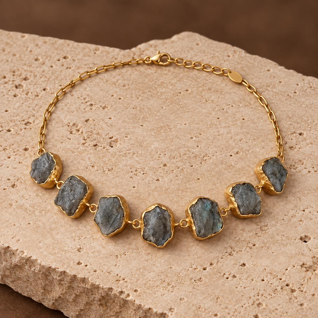 Seven-Stone Labradorite Choker