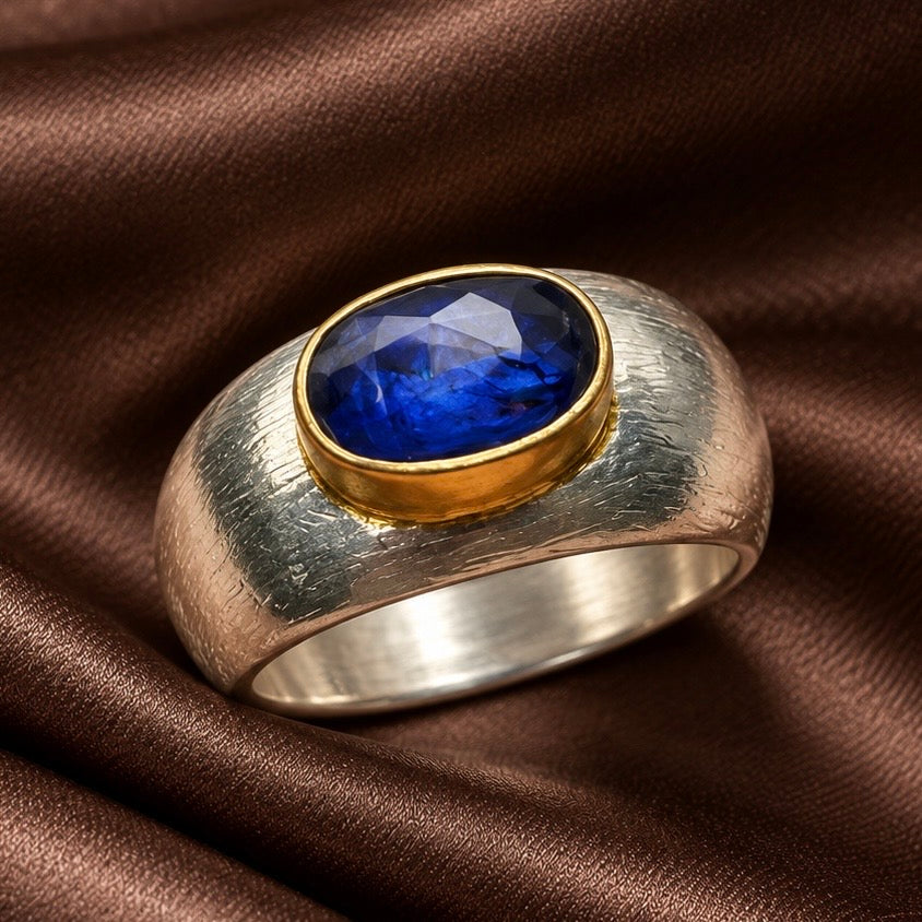 Blue Kyanite Horizon Ring