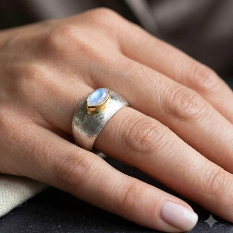 Moonstone Sovereign Ring