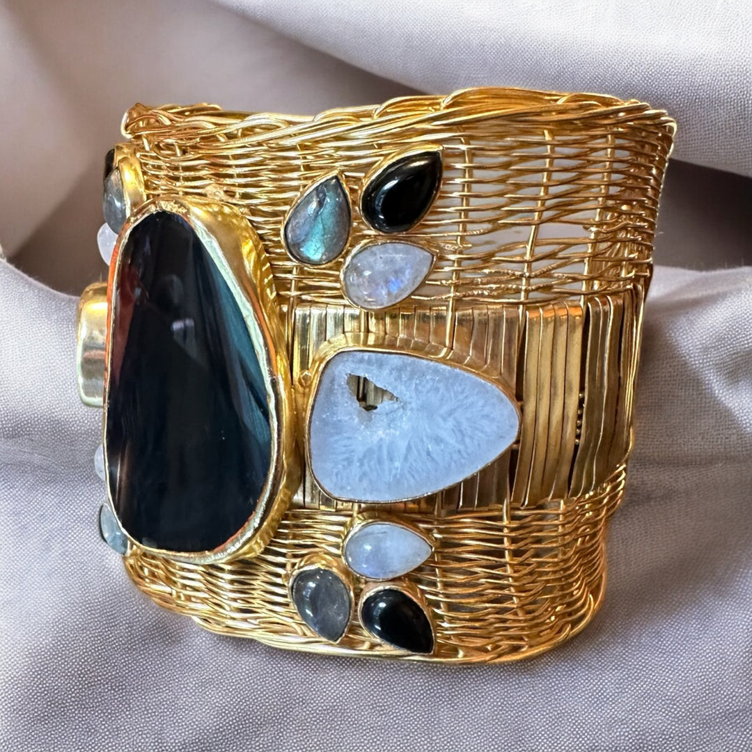 Obsidian Shield Bangle