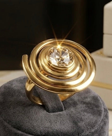 The Solaris Gold Infinity Ring
