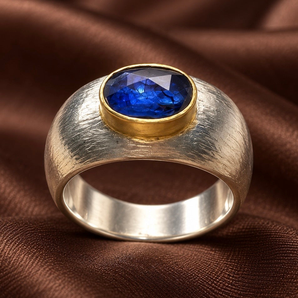 Blue Kyanite Horizon Ring