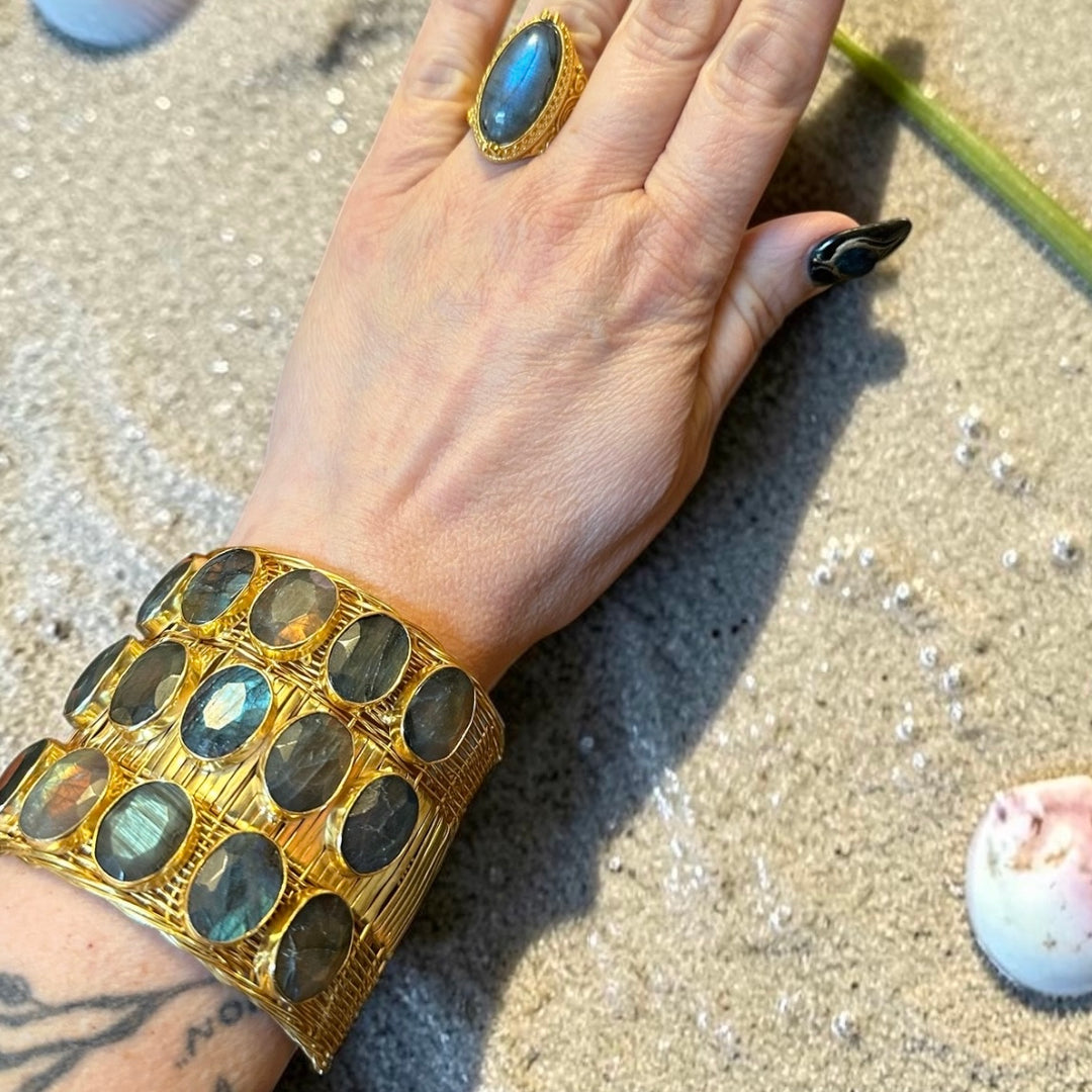 Labradorite Starlight Bangle