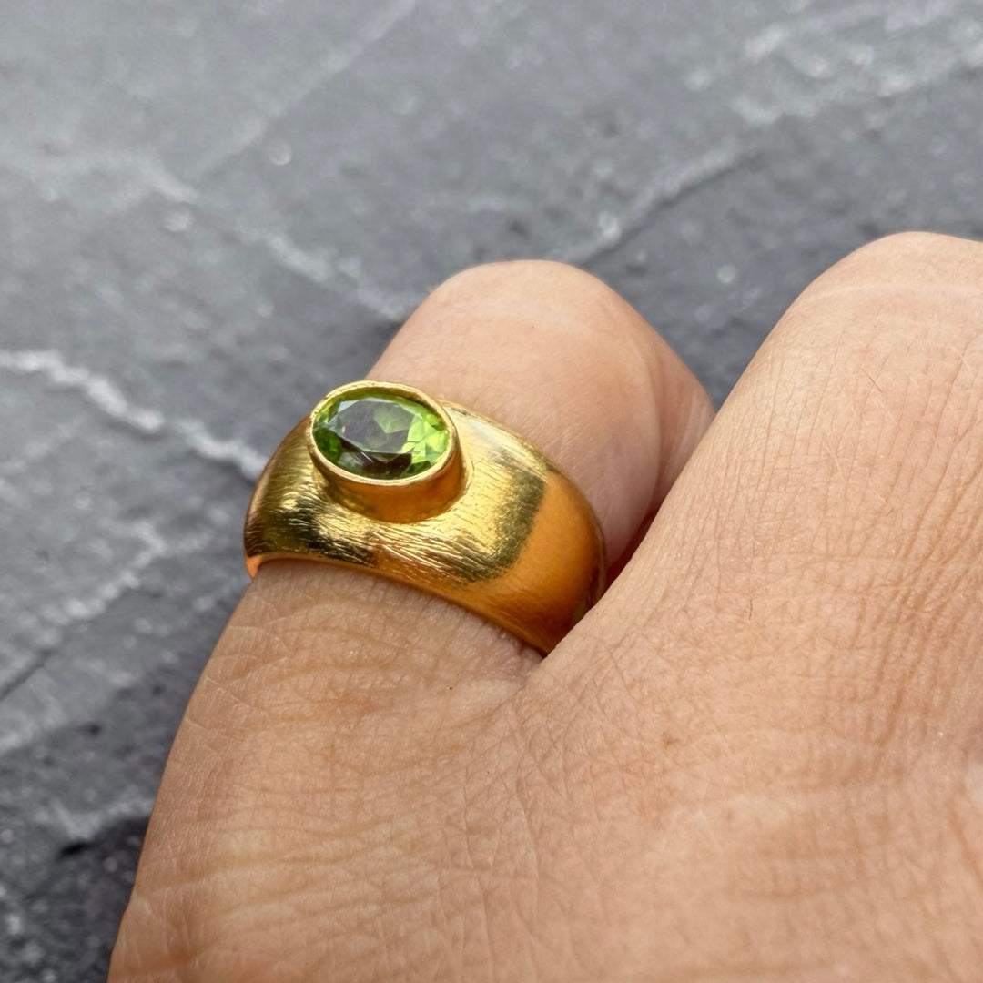 Peridot Sovereign Ring