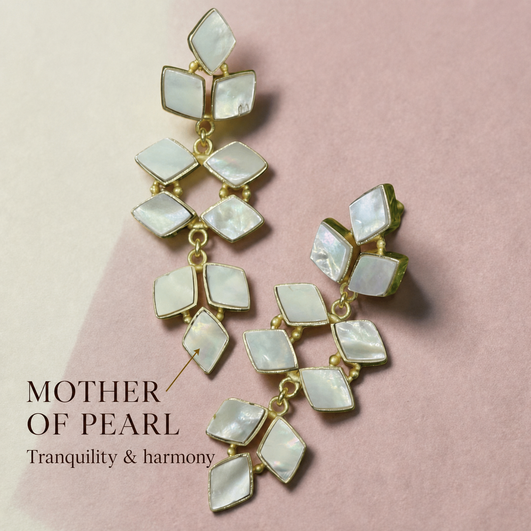 Luna Pearl Cascade Earrings