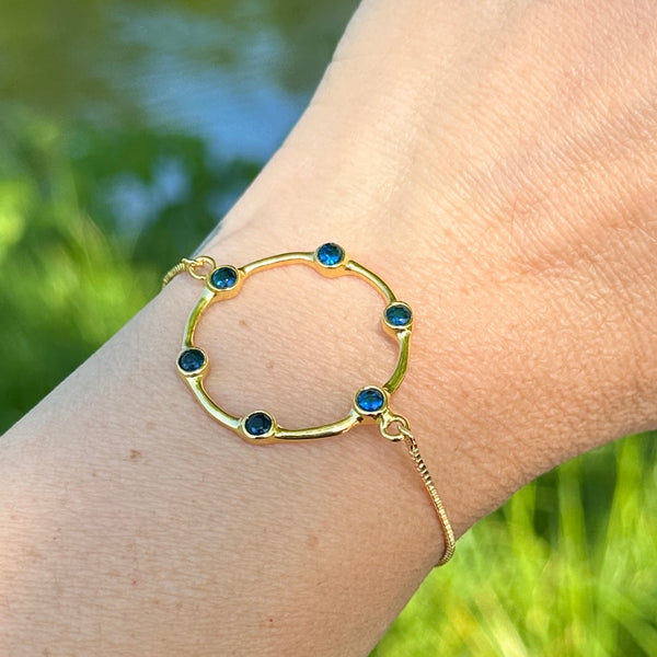Celestial Orbit Sapphire Bracelet