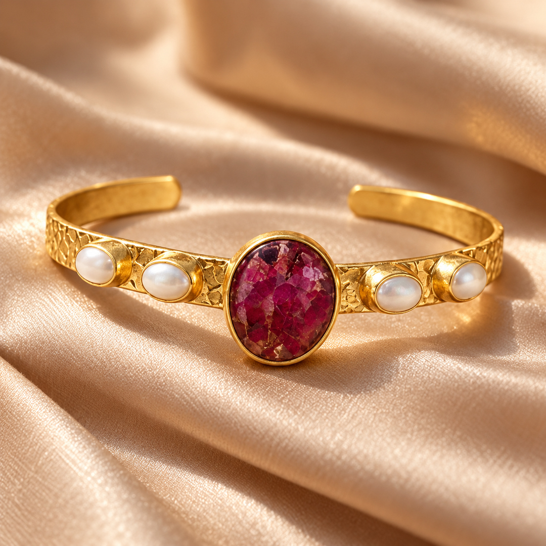Ruby Horizon Bangle