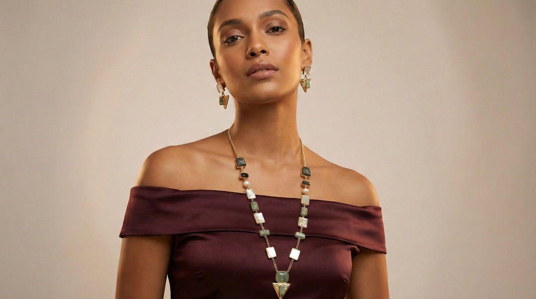 Pyramidia Empowering Jade Goddess Necklace